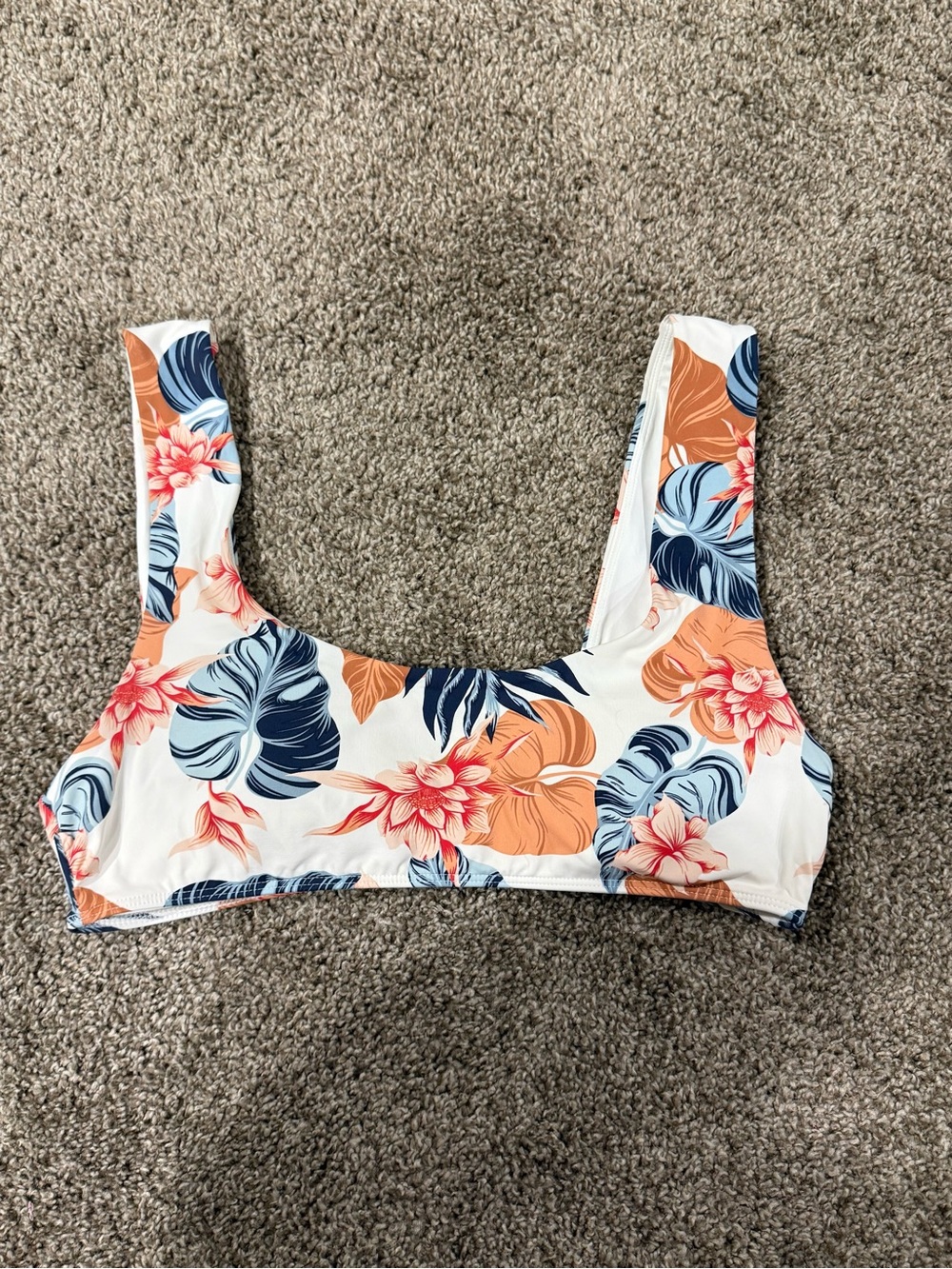 Roxy Floral Bikini Top - Size XL